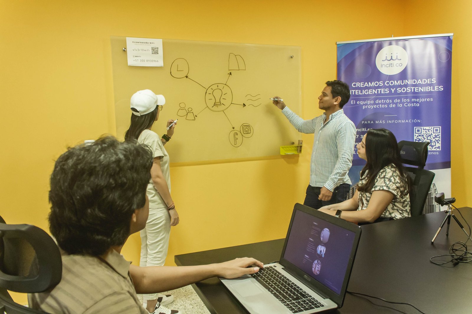 Personas en una presentación - INCITI